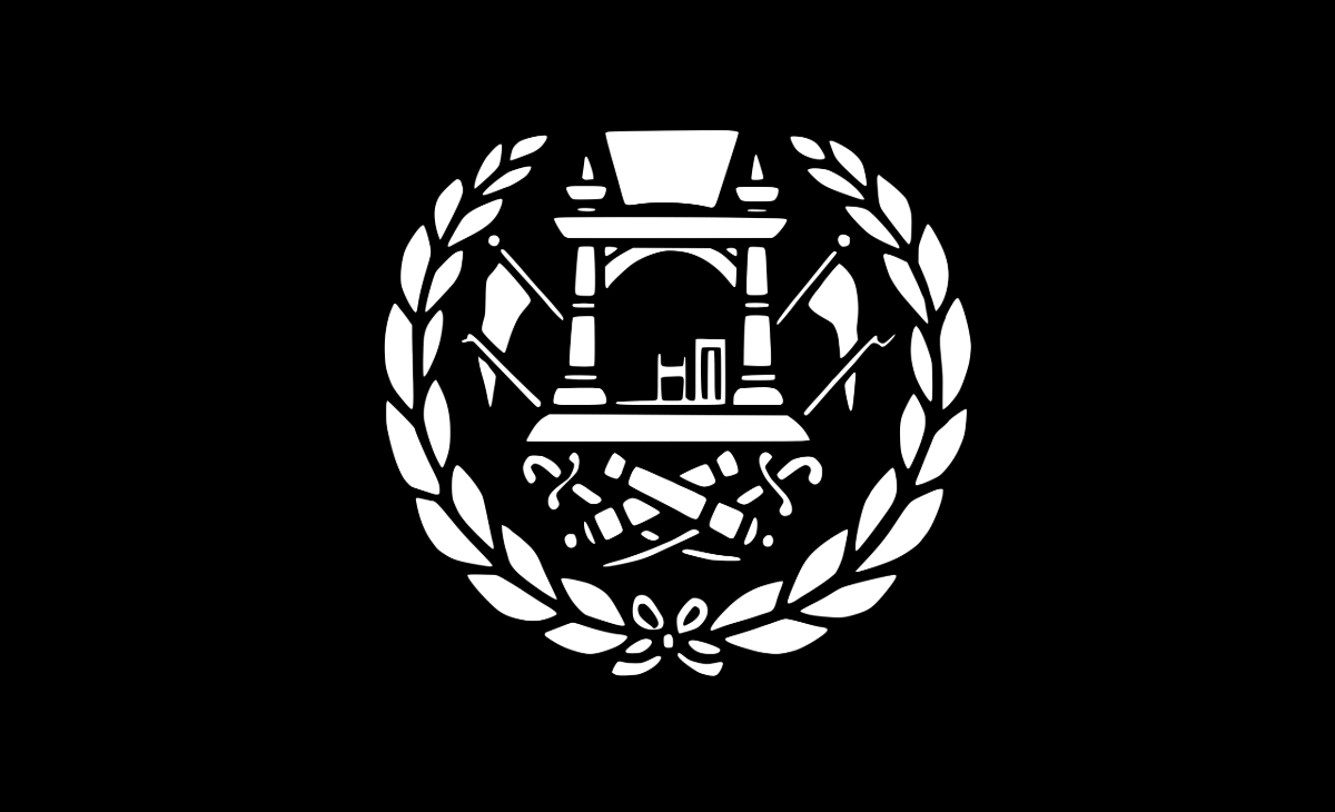 Fragment of a flag in a list of other fragments